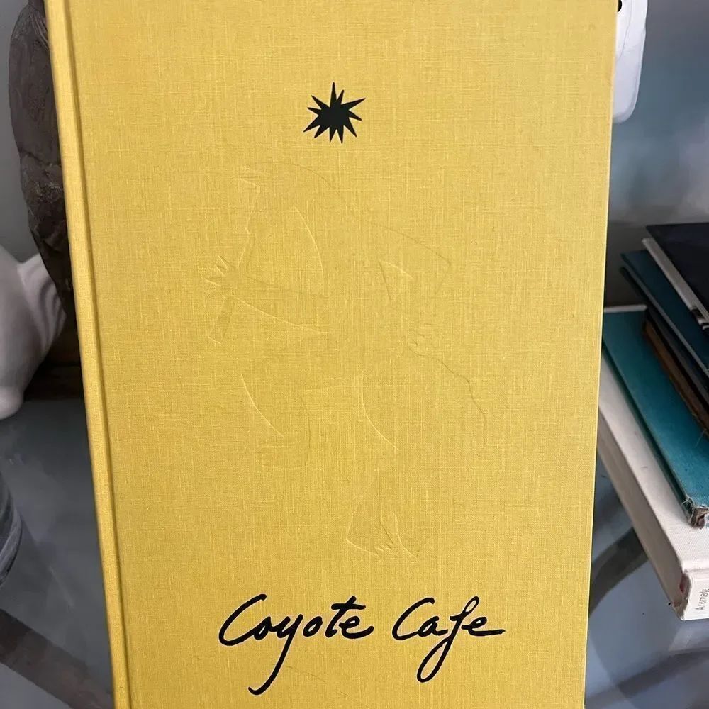 Vintage Coyote Cafe Yellow Hardcover Book 1989